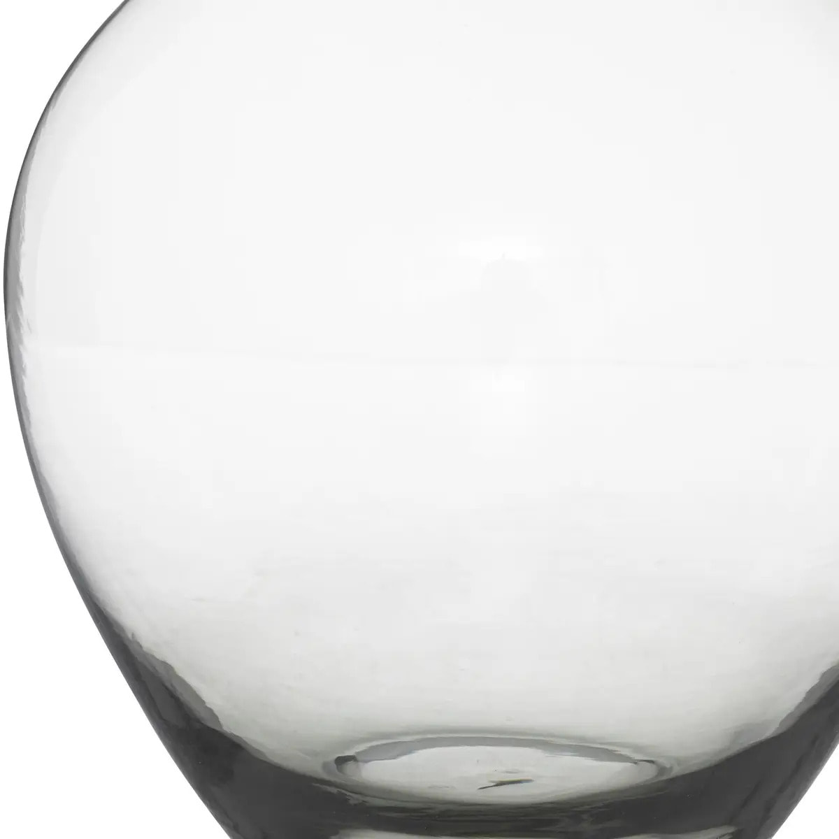 Vase - verre - gris - H38 cm