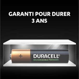 Pile rechargeable DURACELL AA/LR6 ULTRA POWER 2500 mAh, x4