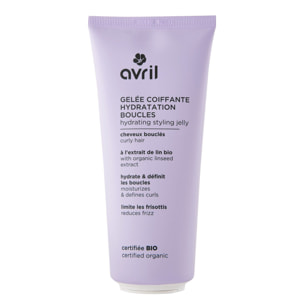 Gelée Coiffante Hydratation Boucles  - Gelée Coiffante Hydratation Boucles 200 ml Certifié Bio