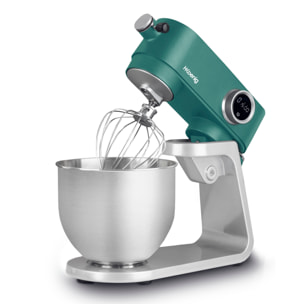 Robot de cocina multifunción 5L KM128 en acero INOX Verde