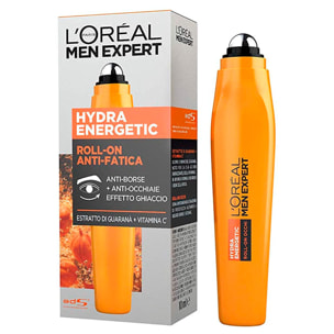 Contorno Occhi Roll-On Anti-Fatica con Vitamina C e Cafferina Men Expert Hydra Energetic
