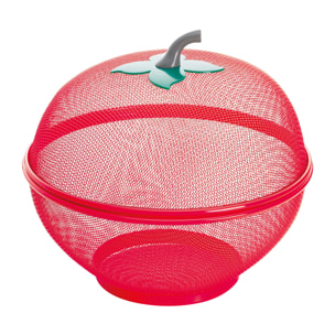Cestino Frutta Excelsa- Apple Basket, Acciaio Rosso