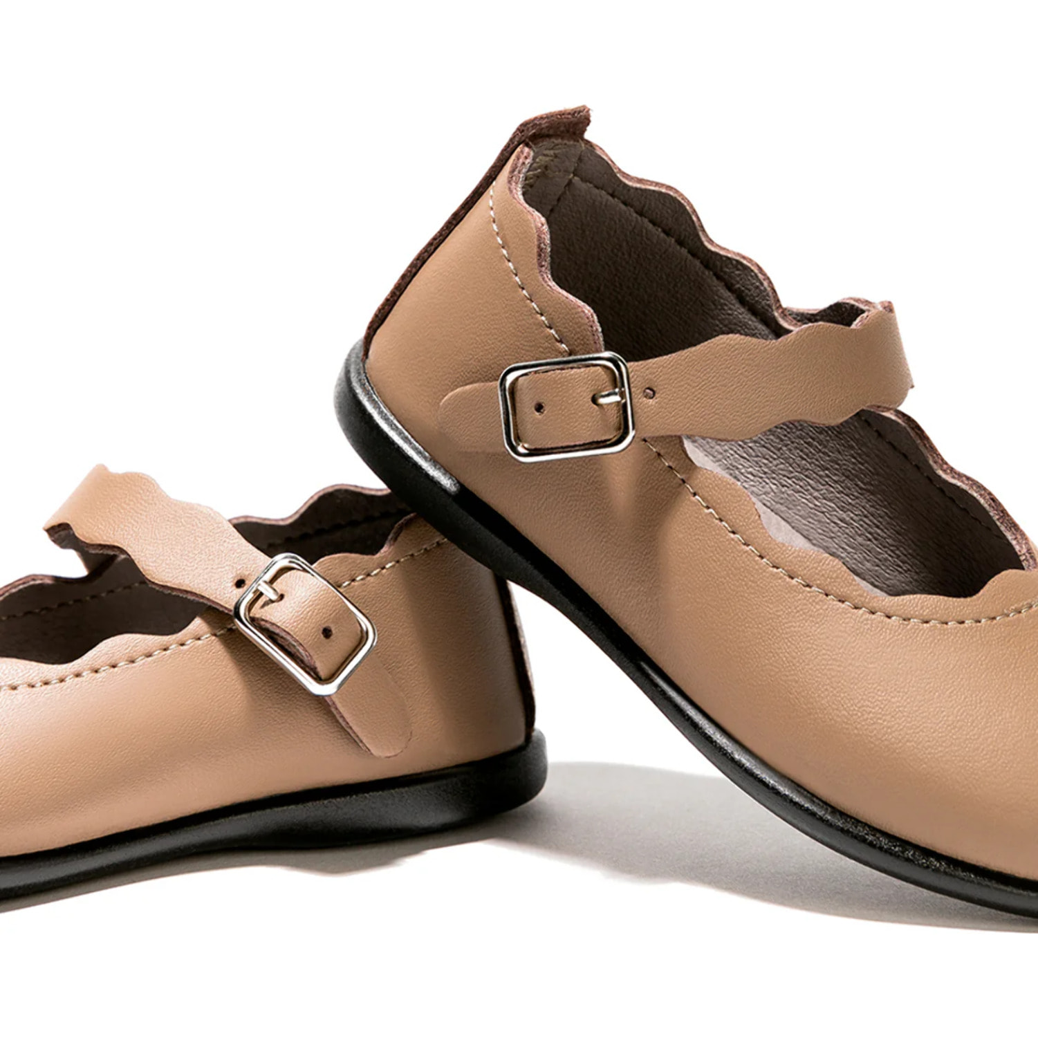 Bailarinas con Detalles en Taupe