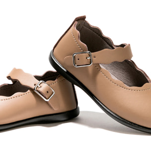 Bailarinas con Detalles en Taupe