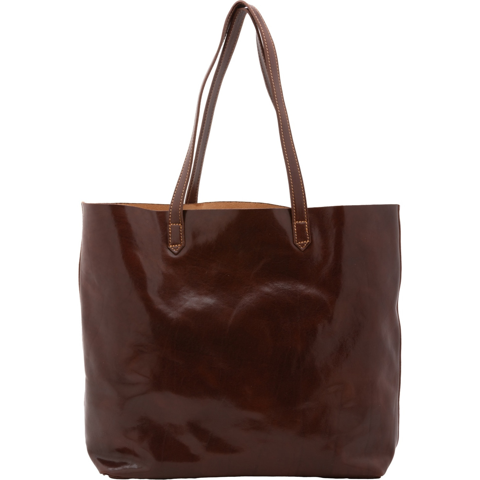 Borsa a mano da donna - Modello False - 100% pelle di vacchetta - 35.0 x 45.0 x 11.0 cm