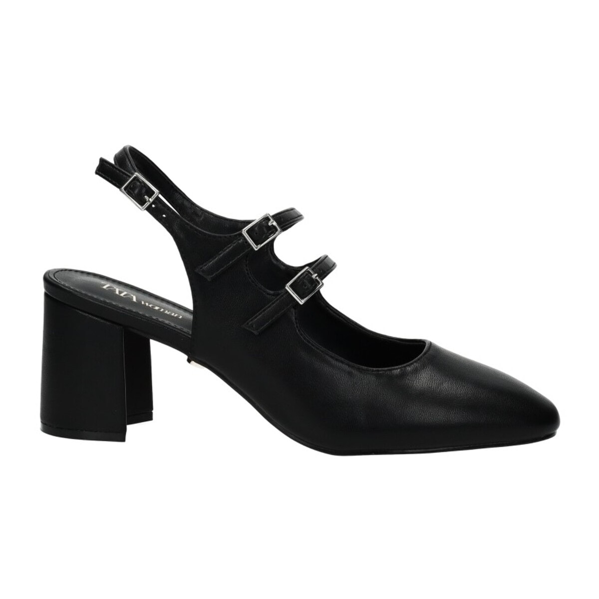 Décolleté sling back Donna Tata Italia Nero