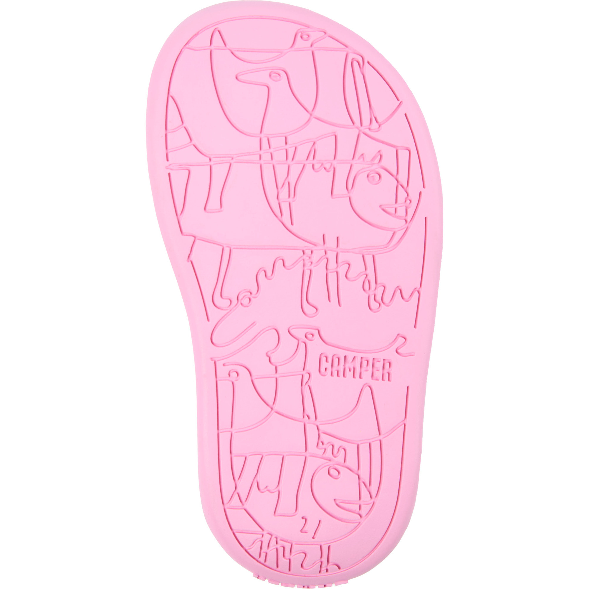 Sandalias - CAMPER Bicho - Blanco - Cuero liso