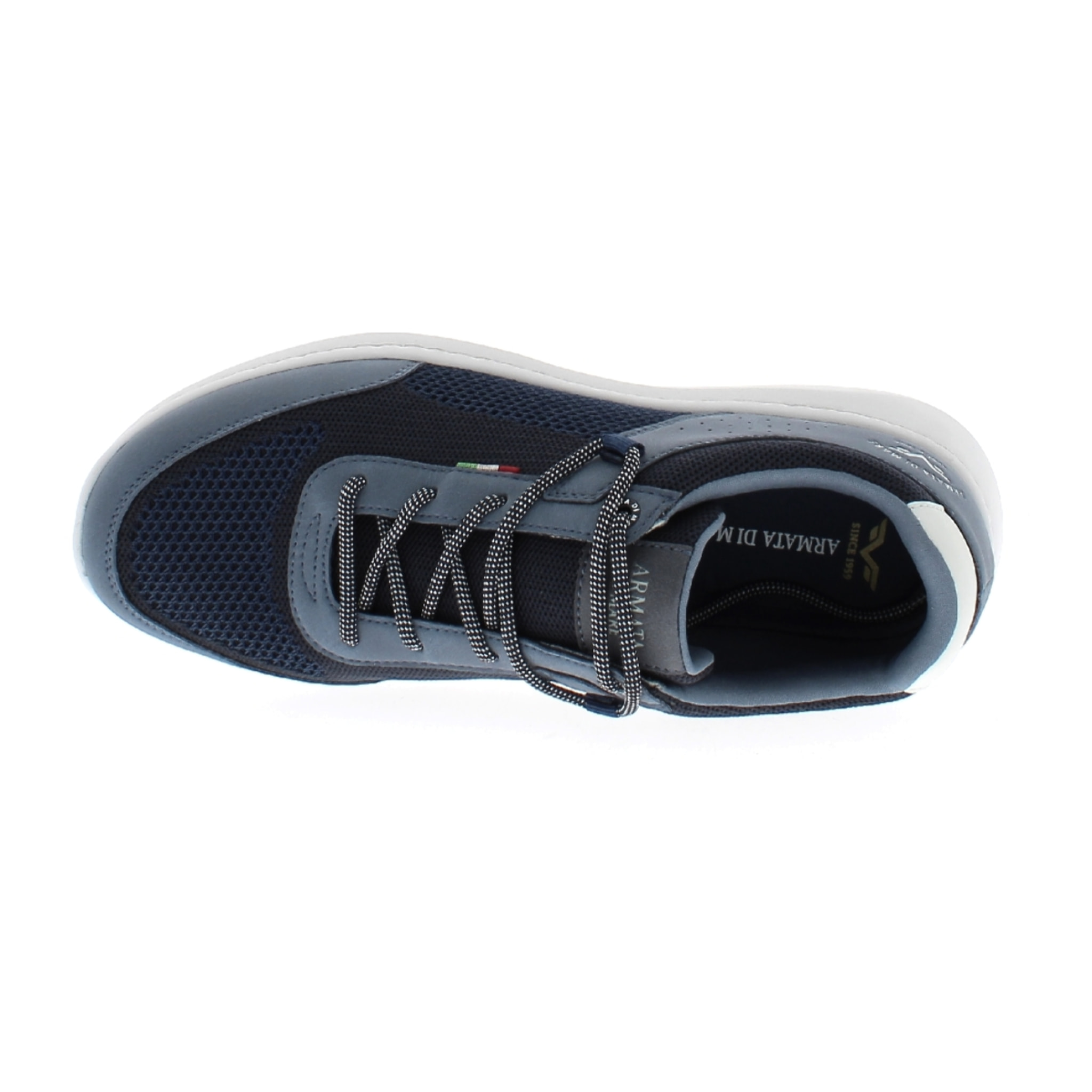 Armata di Mare Scarpe Uomo Sneakers Casual Stringate con Soletta Rimovibile in Memory Foam AMU S24M542 Blue