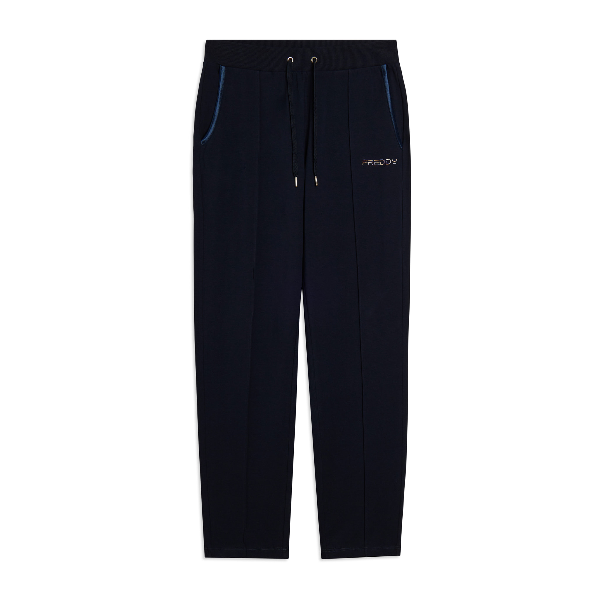 Pantaloni Sportivi Slim con Cucitura Centrale