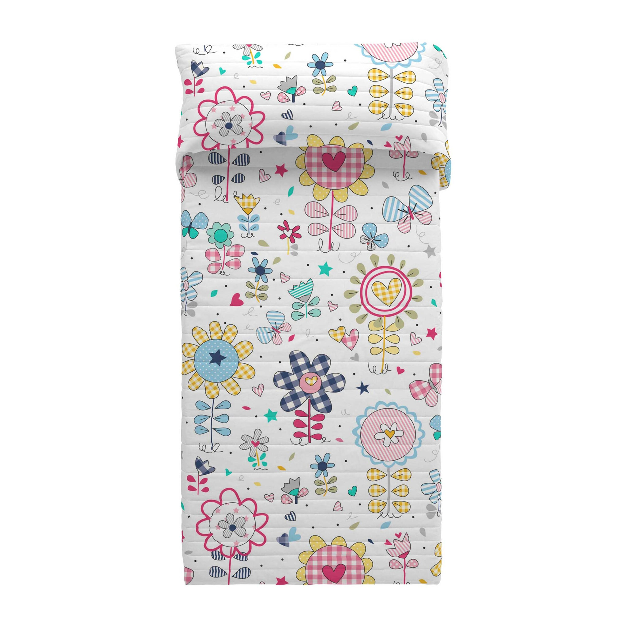 Cool Kids - Colcha Bouti Estampada - 100% Algodón - 70 gr/m² - Vichy Spring