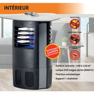 Piège à moustique ZEROMOUSTIQUE intérieur Photocatalyse 002386