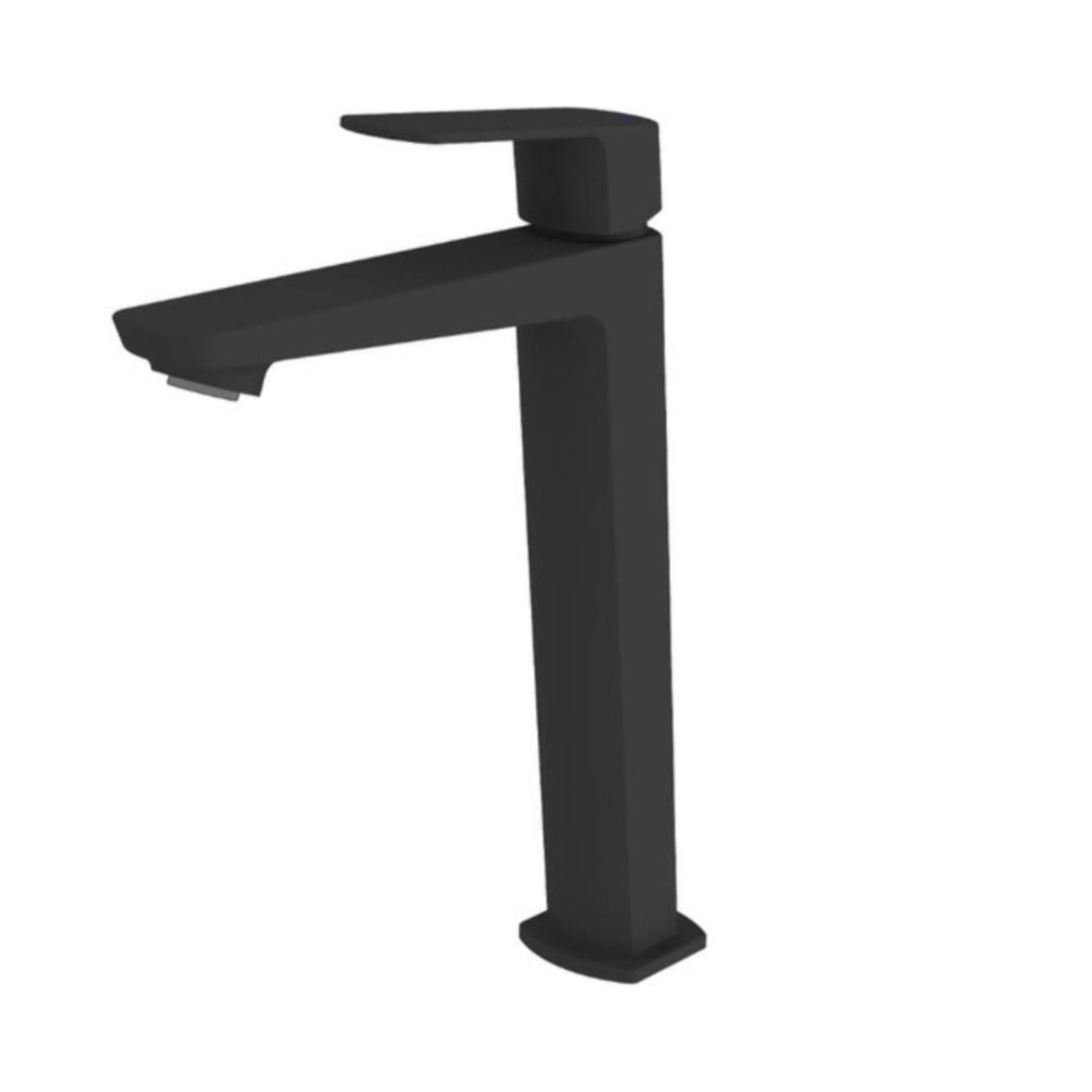 Mitigeur lavabo haut Feel, sans bonde, noir mat SATBSFEEL285C avec une garantie de 5 ans
