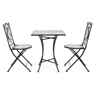 Set ERICE tavolo e 2 sedie pieghevoli