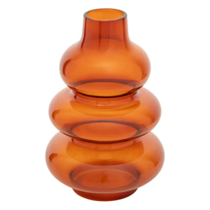Vase "Clothilde" ambre H22cm