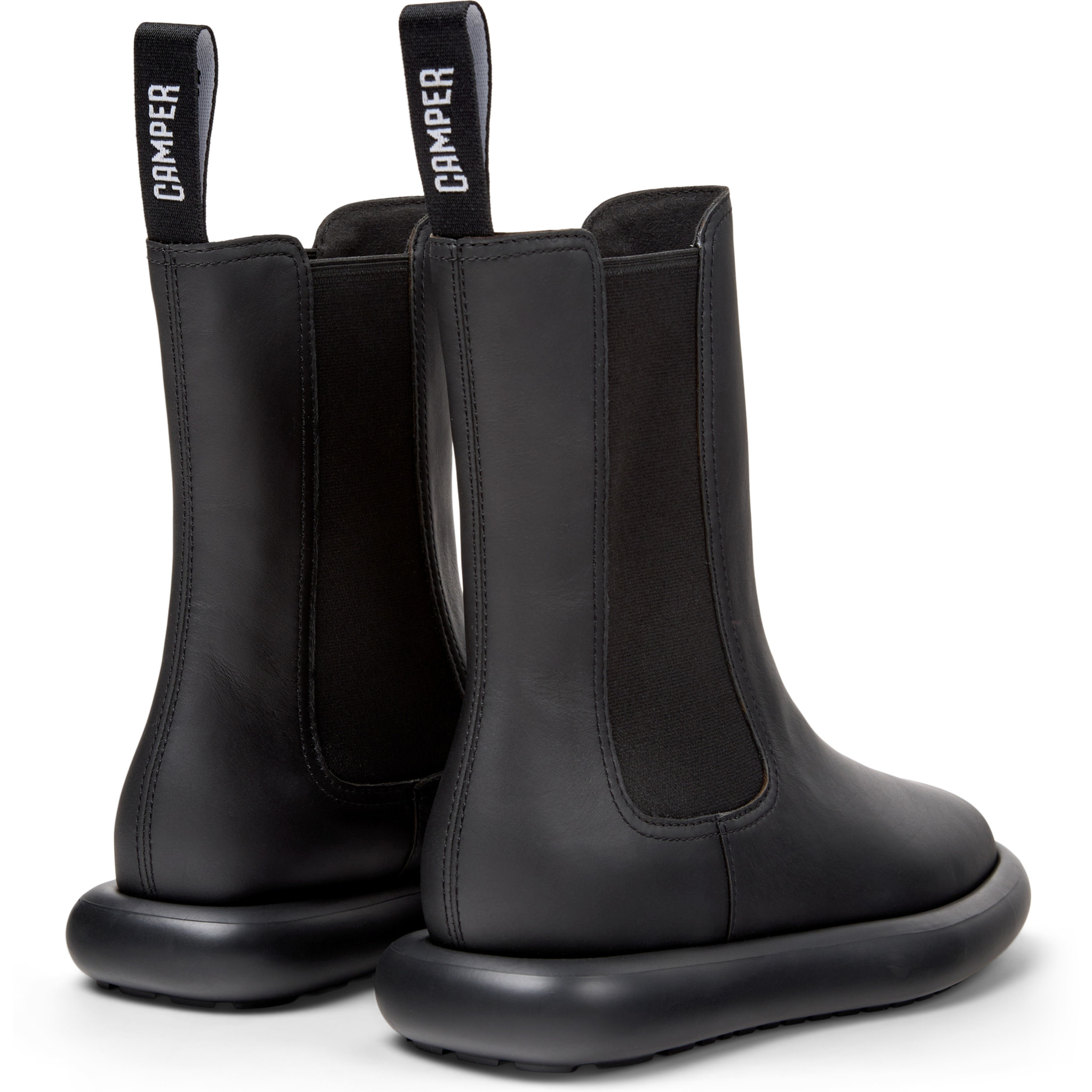 Botines - CAMPER Onda - Negro - Cuero liso