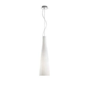 Lampada a sospensione con vetro molato