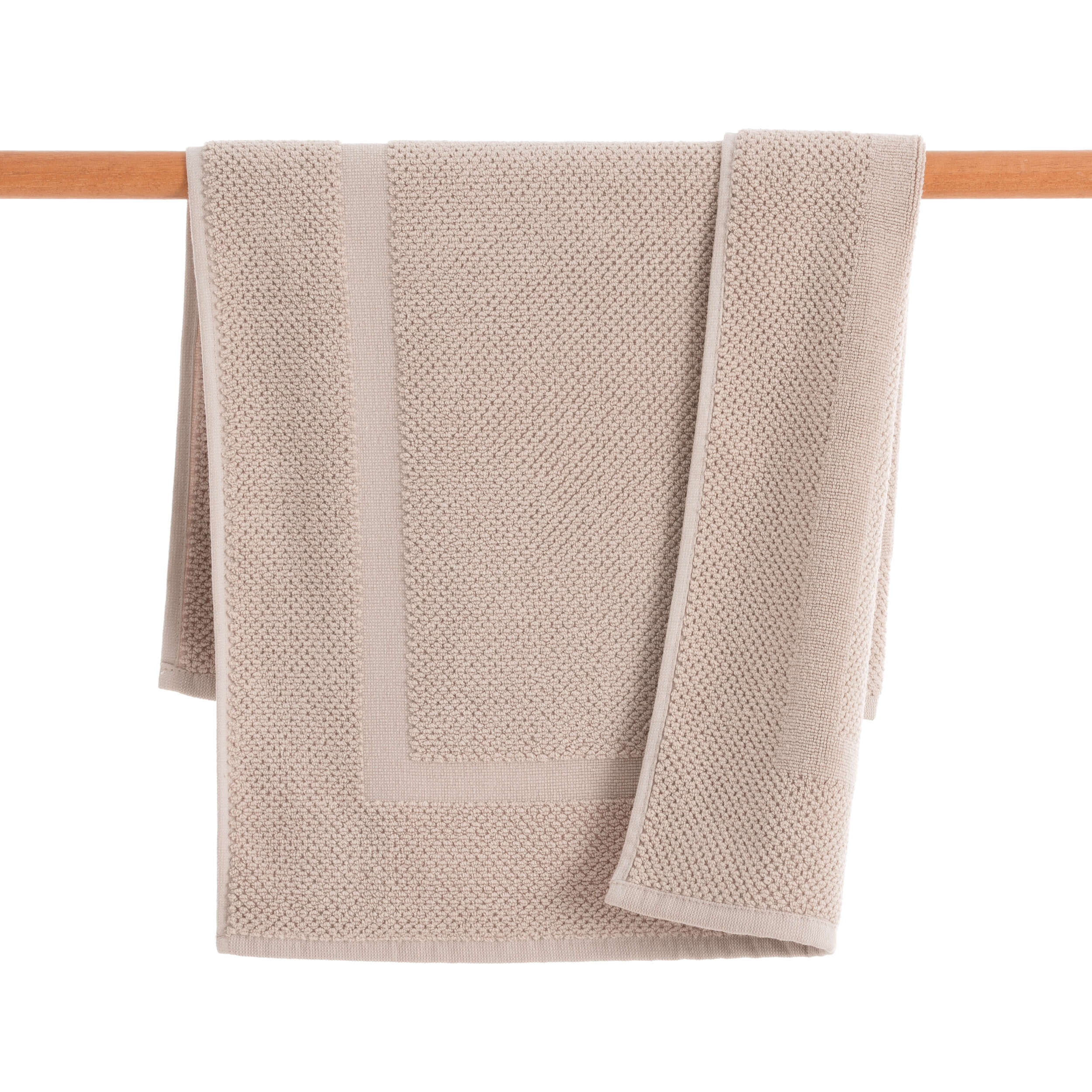 Tapis de bain 100% coton peigné 650 gr White 50x80
