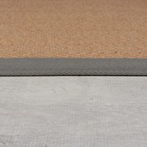 Tapis en jute antiderapant de couloir KIRA