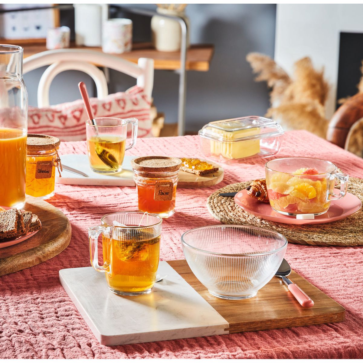 6 tazas de espresso 9 cl Stripy - Luminarc