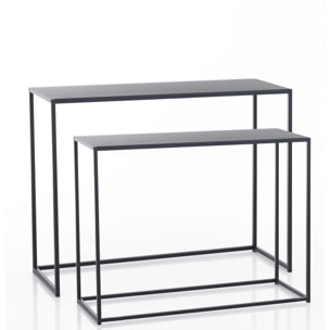 Tomasucci Table console double THIN Multicolore