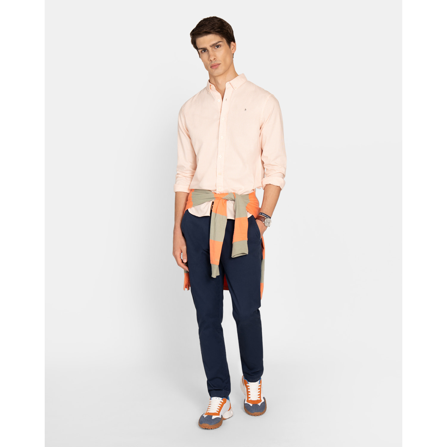 CAMISA MEDITERRANEO STRIPED OXFORD