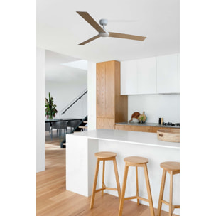 RUDDER L Ventilatore a soffitto bianco/frassino