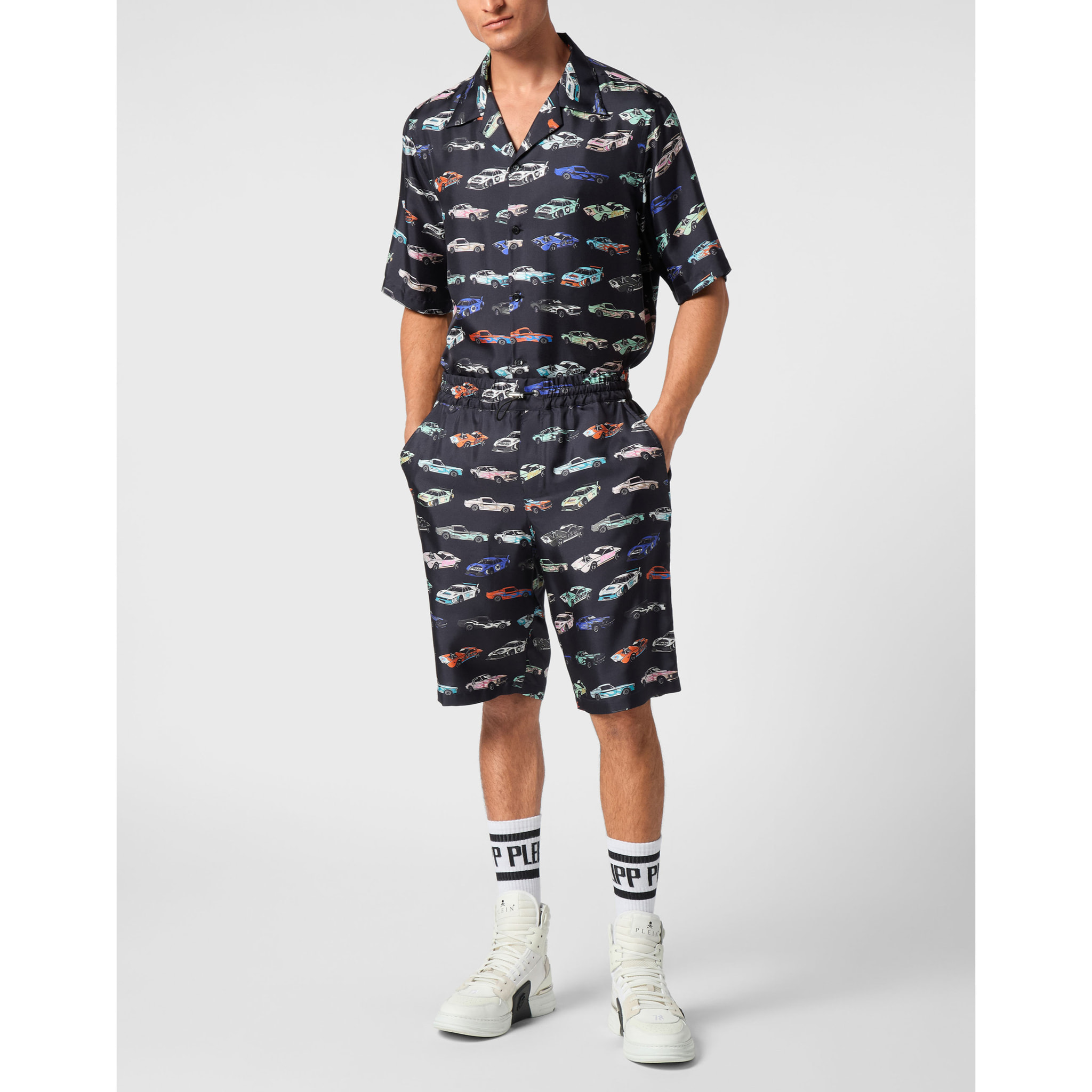 PHILIPP PLEIN Pantalones cortos RACING