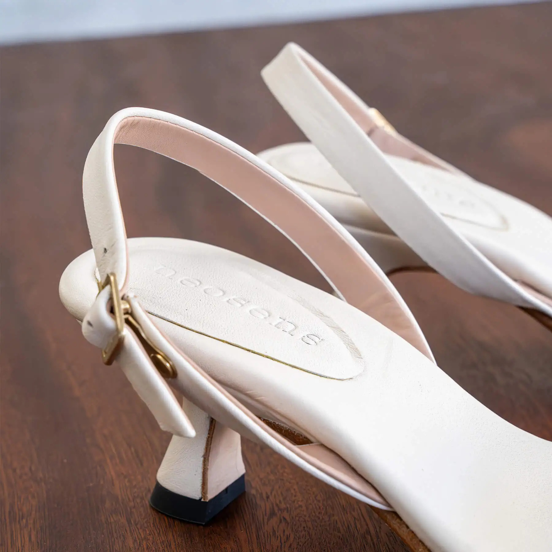 Sandalias con tacón S3164 NAPPA SUN LIGHT/ GLERA color Sun light