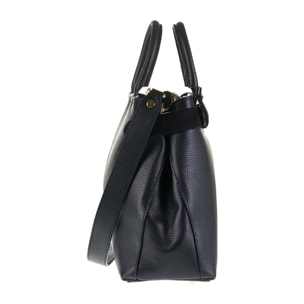 Borsa a mano da donna Made in Italy - Modello Lumina Chic - 100% pelle - 37.0 x 25.0 x 12.0 cm