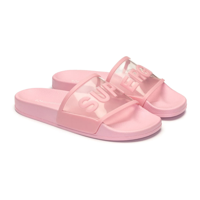 Slippers Superga Uomo/Donna Rosa 1908 SLIDES CLEAR IDENTITY