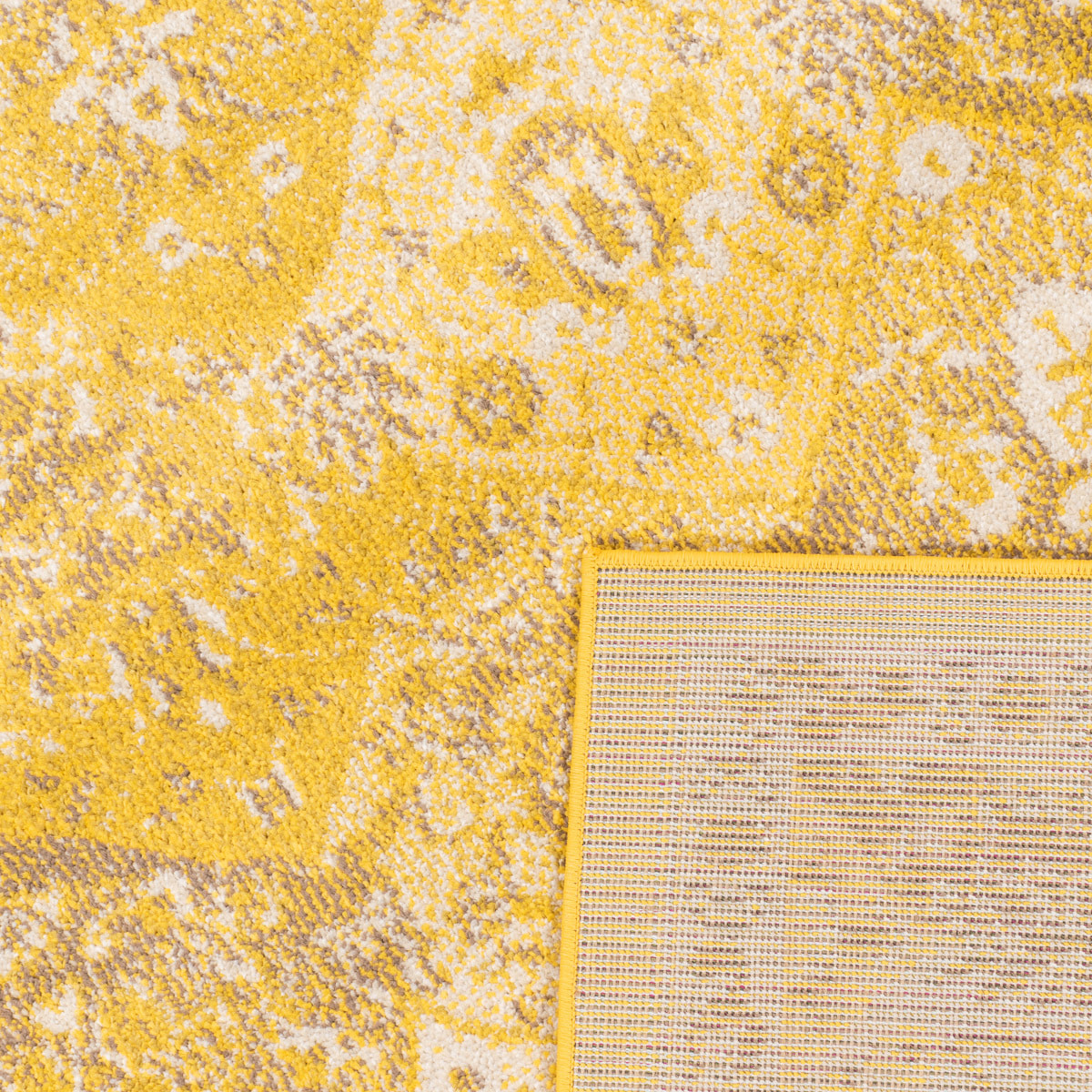 Anatolia - Tapis de salon vintage, jaune