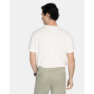 CAMISETA COTTON-LINNEN POCKET