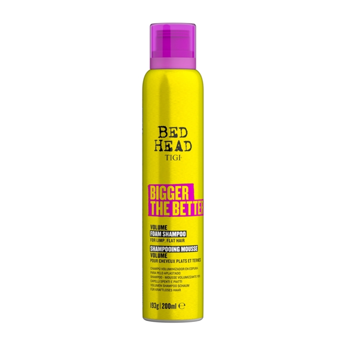 TIGI Bed Head Bigger The Better Volume Foam Shampoo 200ml