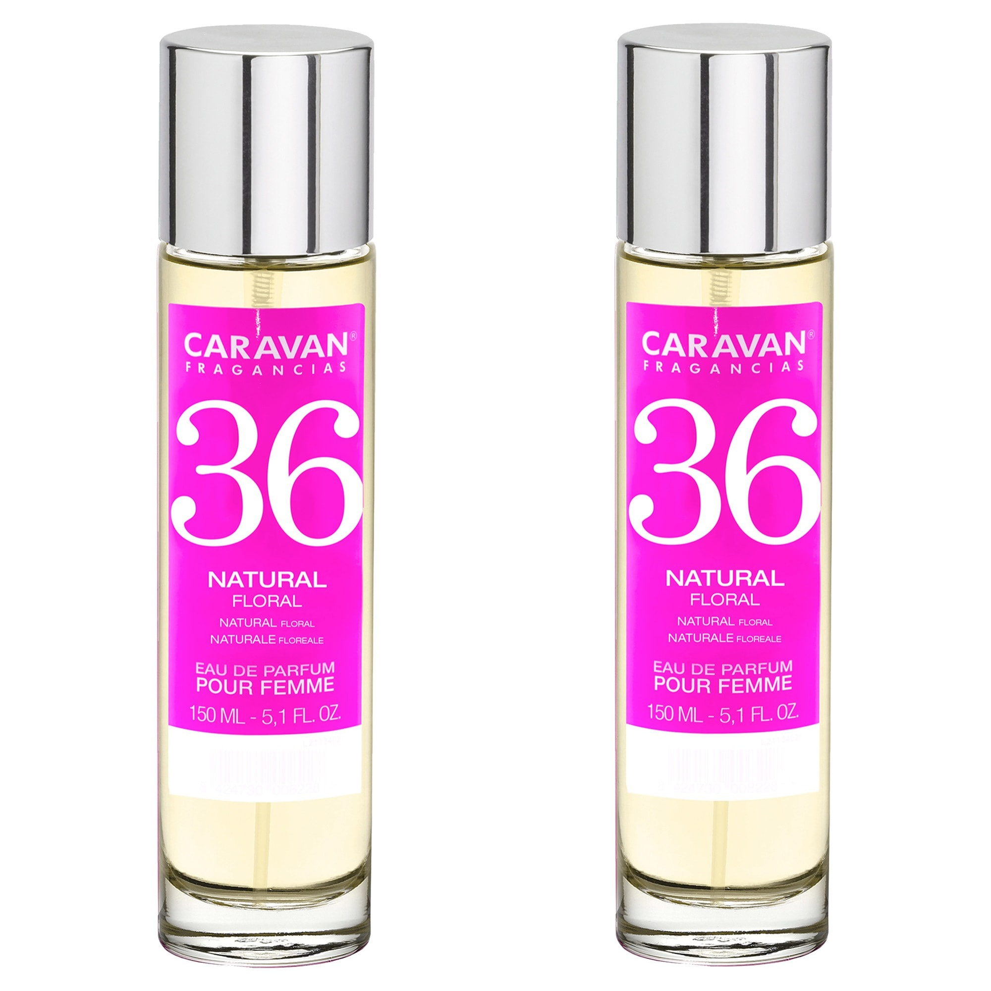 Caravan fragancias set de 2 frascos perfume de mujer nº36, de 150 ml