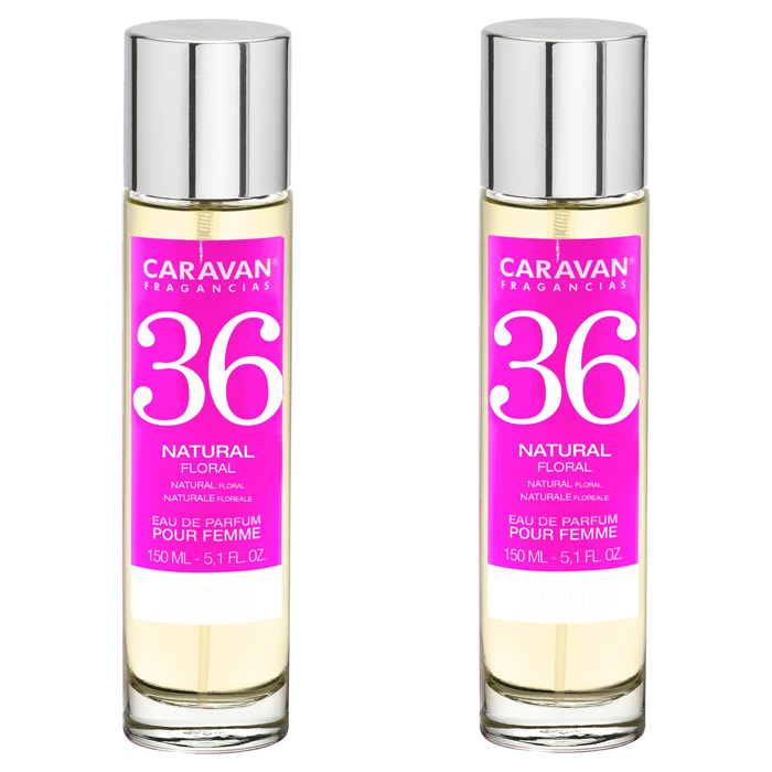 Caravan fragancias set de 2 frascos perfume de mujer nº36, de 150 ml