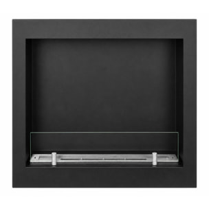 Furore 60 - Camino a Bioetanolo da Incasso 60x55x15 cm con Bruciatore 1,5lt in Acciaio