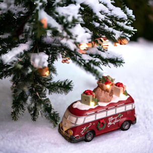 Van natale decorativo - Pezzi 2 - 14,5xH20x10,5cm - Bianchi Dino SpA