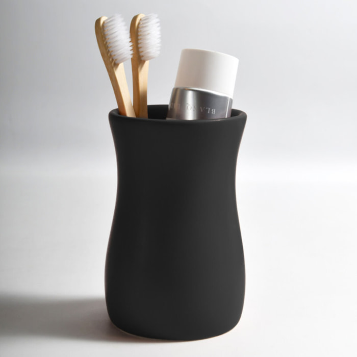 Gobelet Céramique PALMA Noir MSV