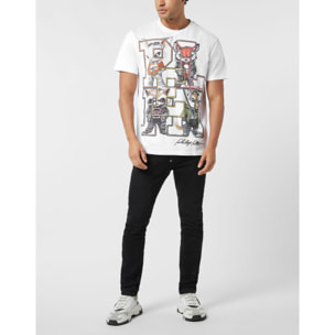 PHILIPP PLEIN T-shirt girocollo a maniche corte COLLEGE