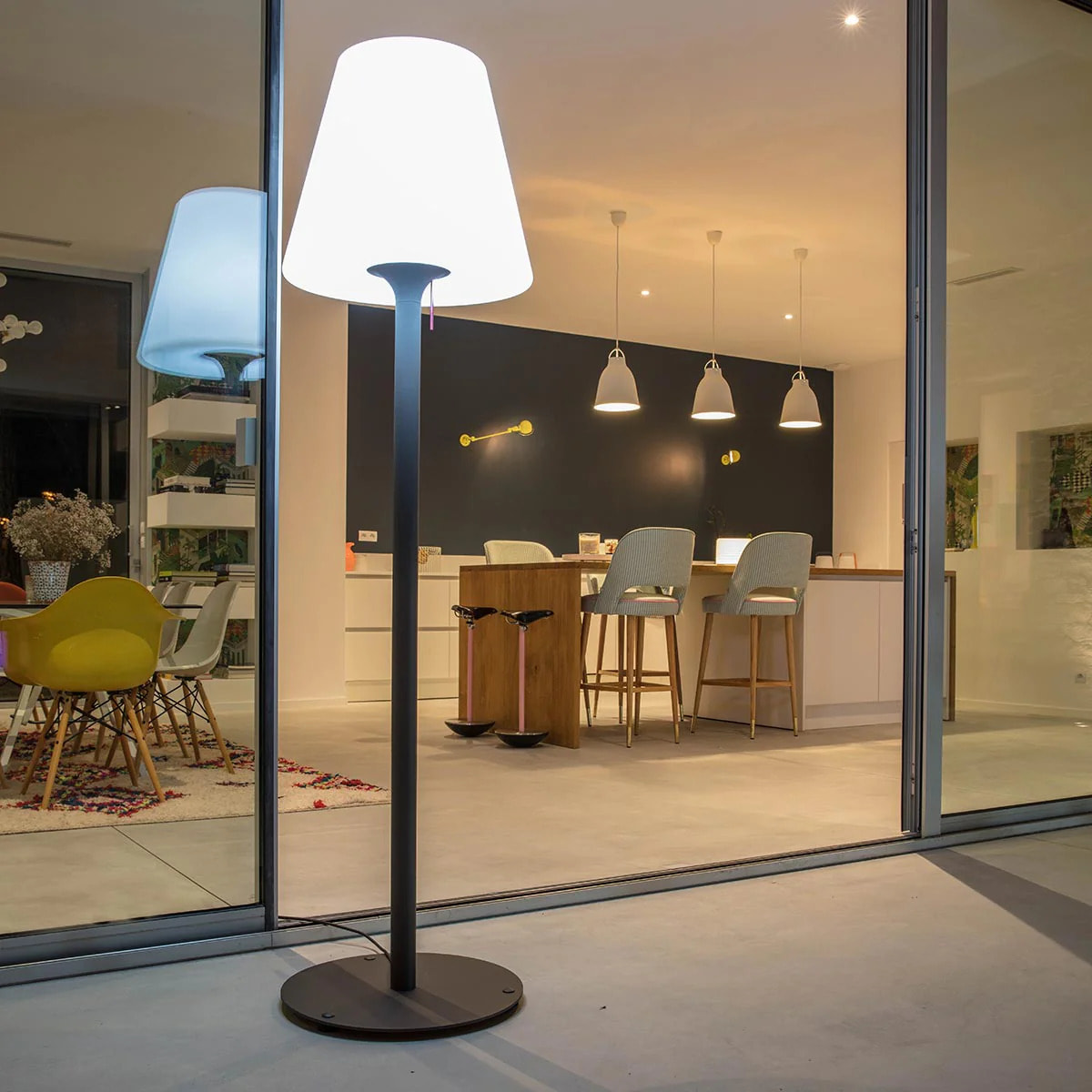 Lampadaire secteur STANDY E27 H180CM