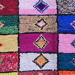 Authentique tapis berbère fait à la main en coton RUFE