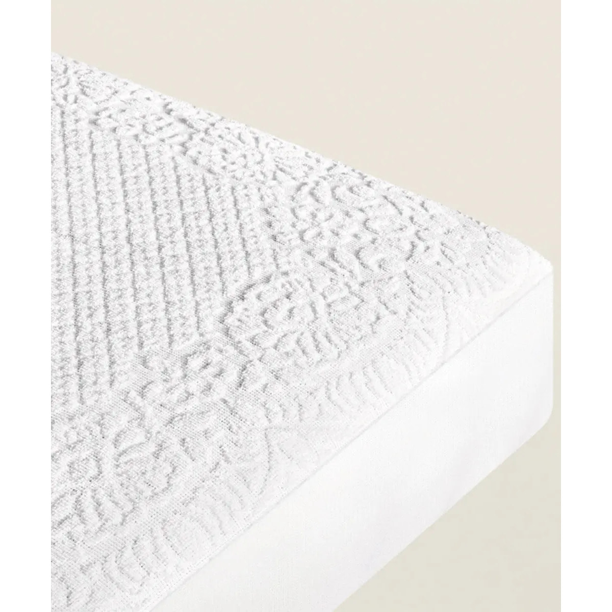 Coprimaterasso in cotone angoli elasticizzati altezza 30cm traspirante lavabile