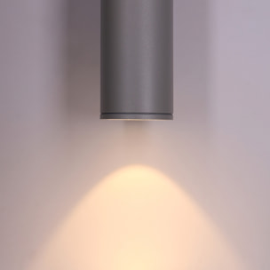 Forlight Aplique Ip54 Orion Double Emission Led 11,3W 3000K Gris 1135Lm