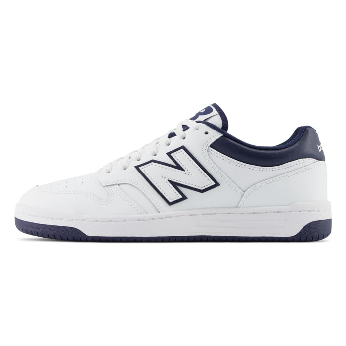Sneakers 480 - cuir - blanc et violet