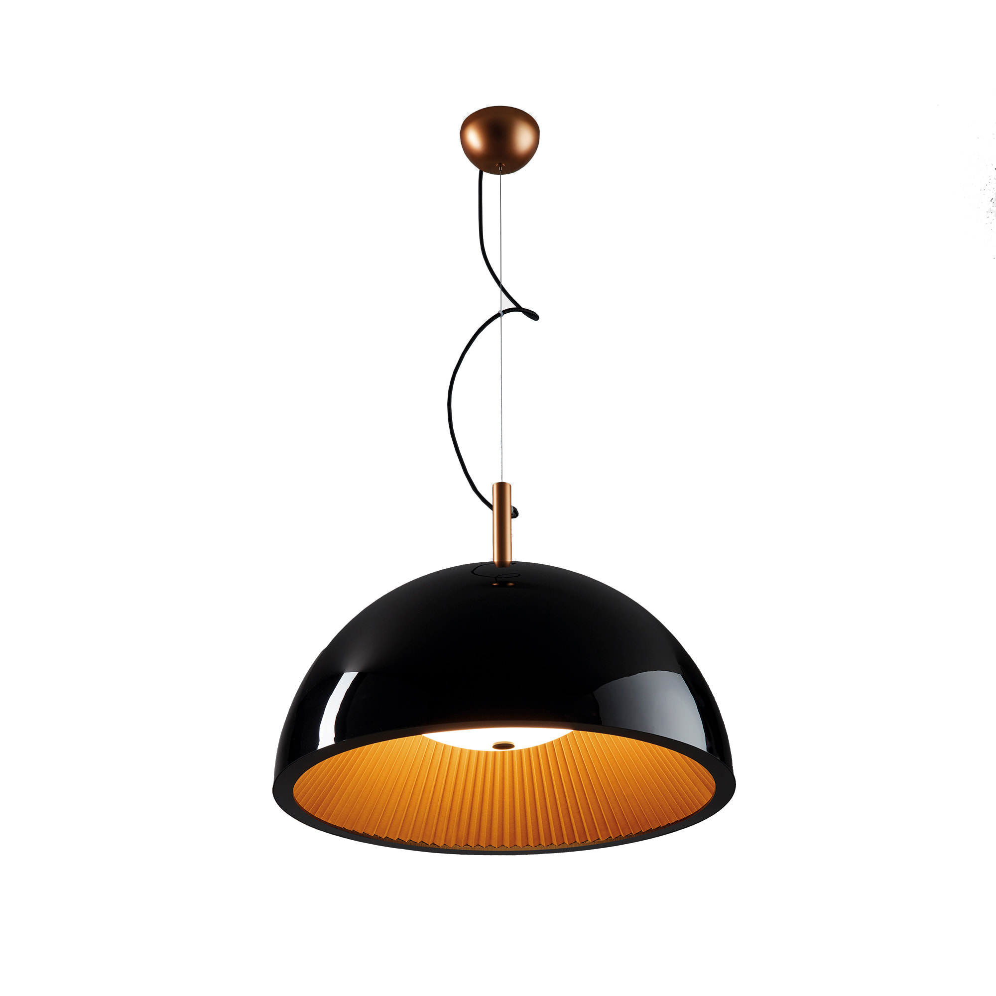 LEDS·C4 Lámpara Colgante Umbrella Ø600 E14 27W Oro 630LM, Iluminación Interior