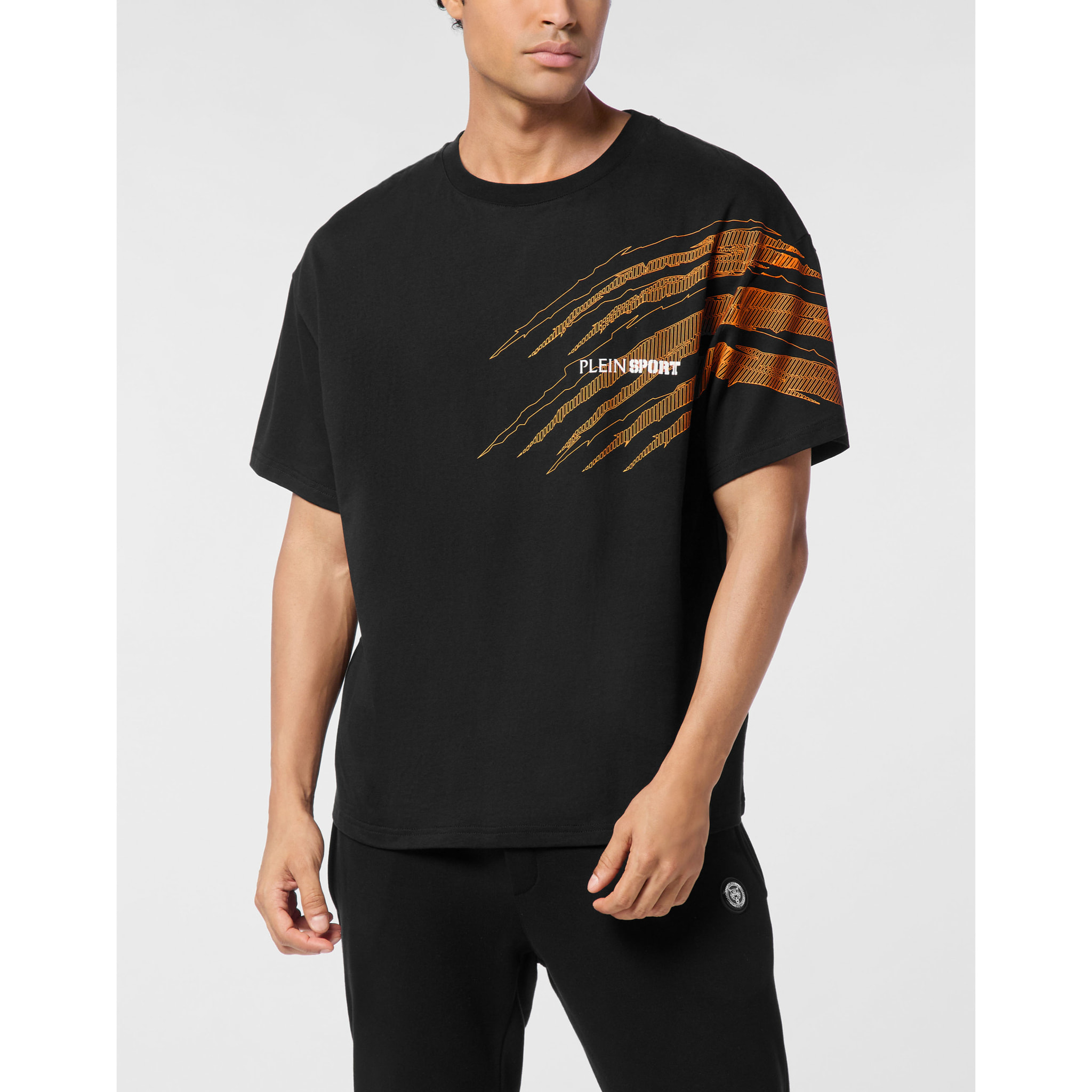 PLEIN SPORT Camiseta Cuello Redondo Ss SCRATCH