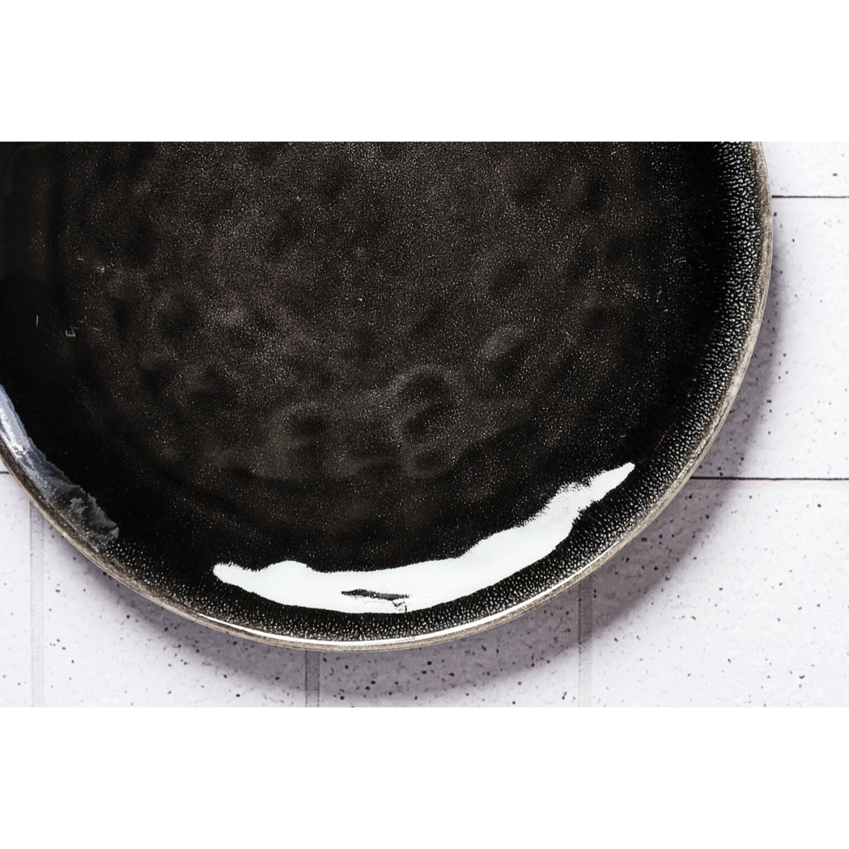 Assiette MOON Ø28,5cm - 6 pièces - Encre