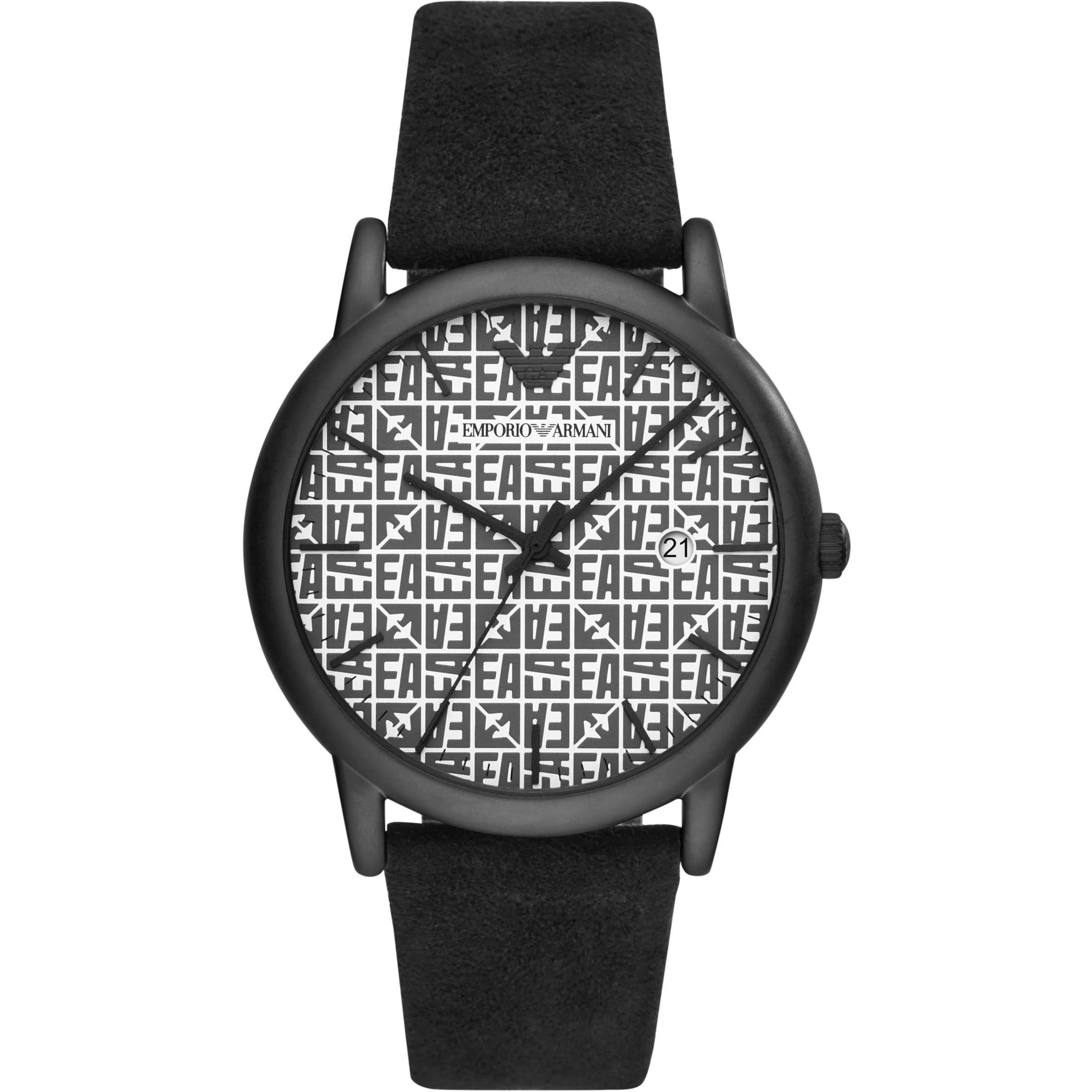 Reloj Armani AR11274 Hombre Analogico Cuarzo con Correa de Piel y ante