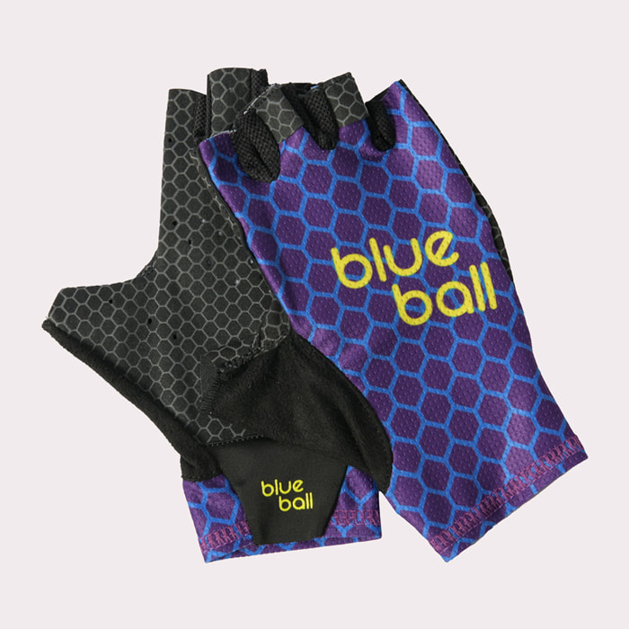 GUANTES BICICLETA CORTOS BLUEBALL EN AZUL