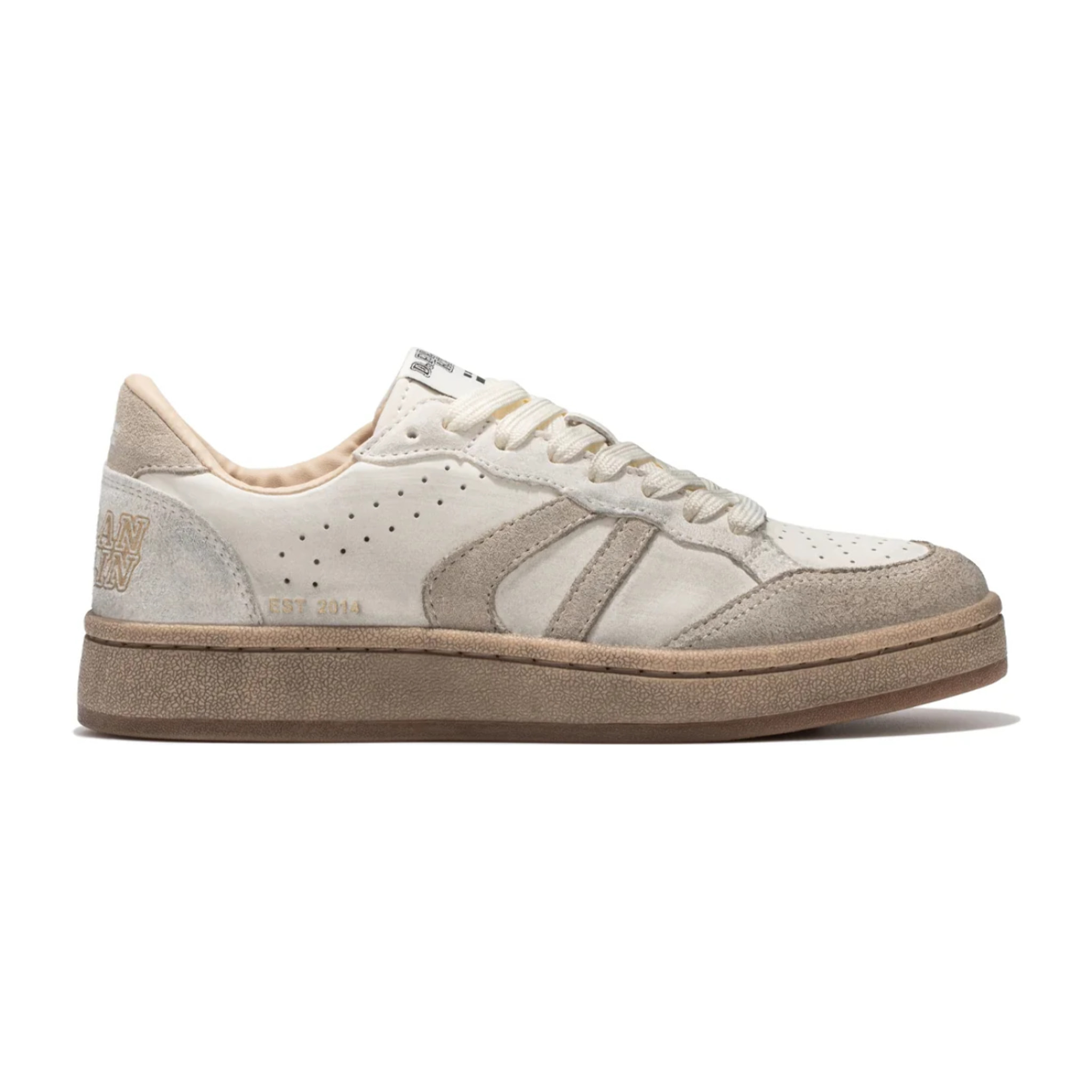 Zapatillas Unisex Play D en Blanco y Gris D.Franklin